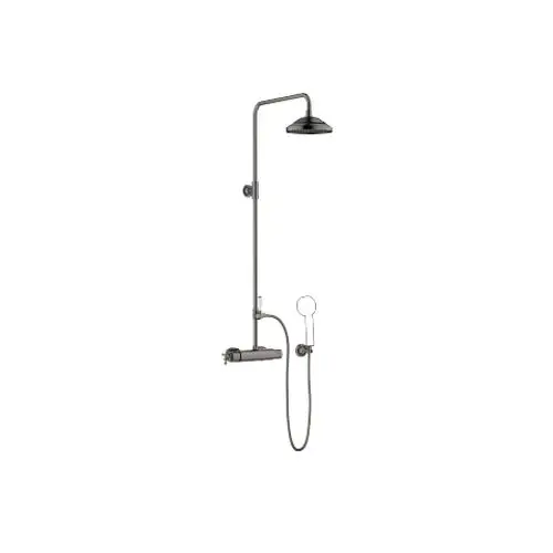 DORNBRACHT-Shower-Pipe-mit-Brause-Thermostat-MADISON-34459360-Dark-Platinum-gebuerstet-34459360-99 gallery number 1